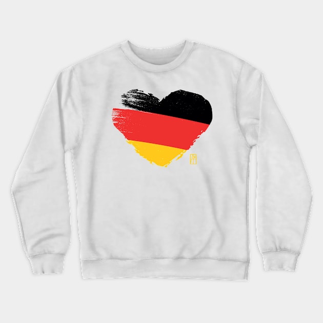 I love my country. I love Deutschland, I am a patriot. In my heart, there is always the Deutschland flag Crewneck Sweatshirt by ArtProjectShop